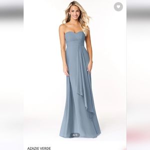 Azazie Verde bridesmaid dress